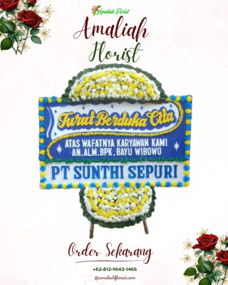 Papan Bunga Duka di Karang Panjang