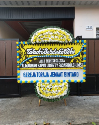 Papan Bunga Duka di Karang Panjang