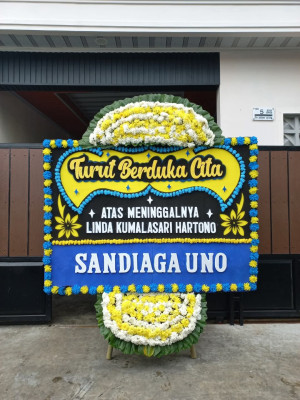 Papan Bunga Duka di Karang Panjang